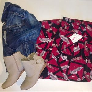 LuLaRoe Maxi Skirt Size Small